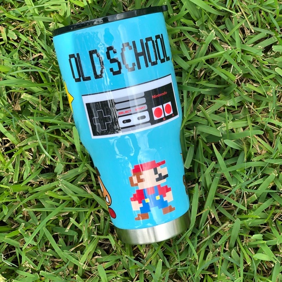Old school video game 30oz tumbler - Picture 2 of 2